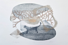 Pagalms. Intaglio, 420x297, 2025.